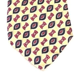 Robert Talbott Parisian Yellow Geometric